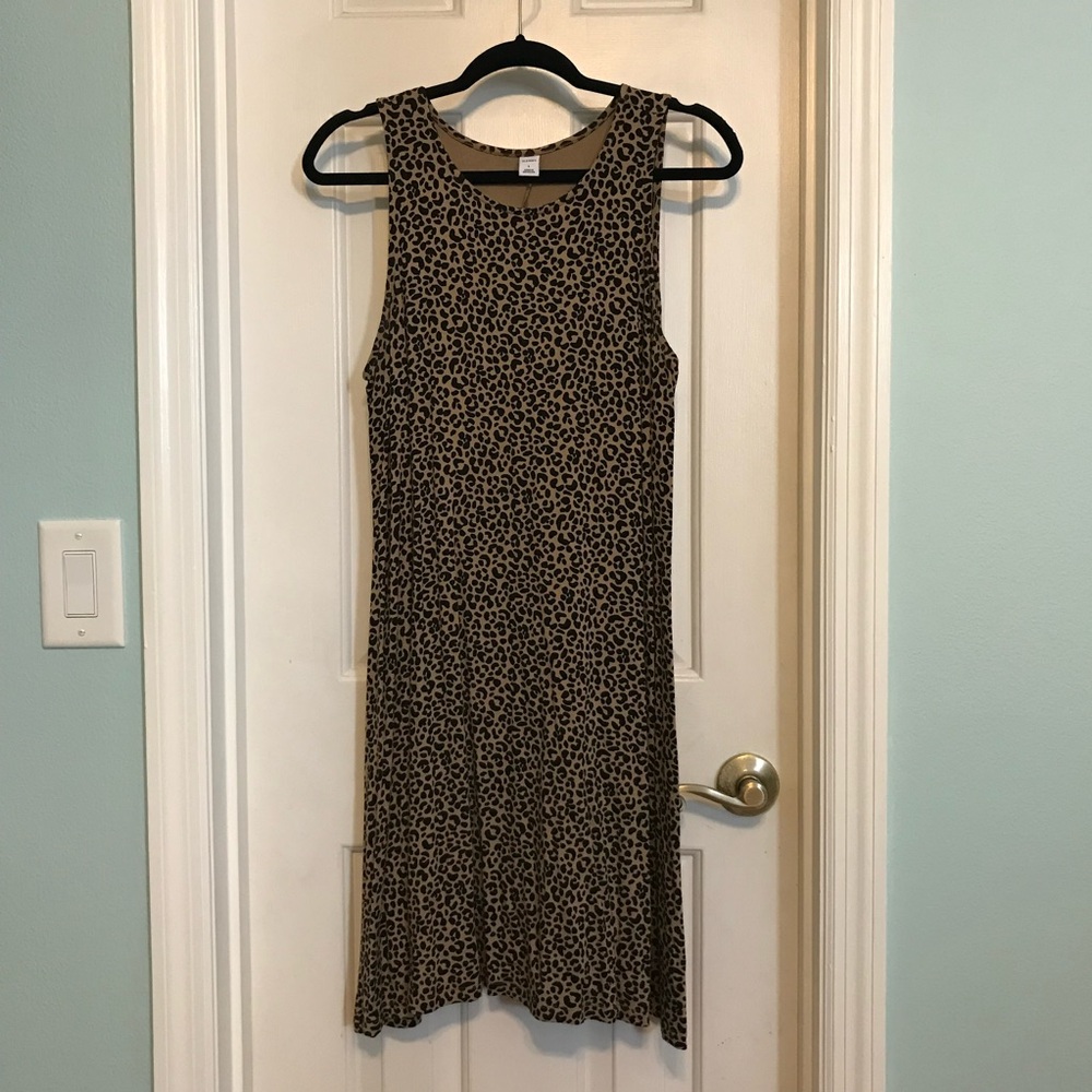 Old Navy Animal Print Tank Dress